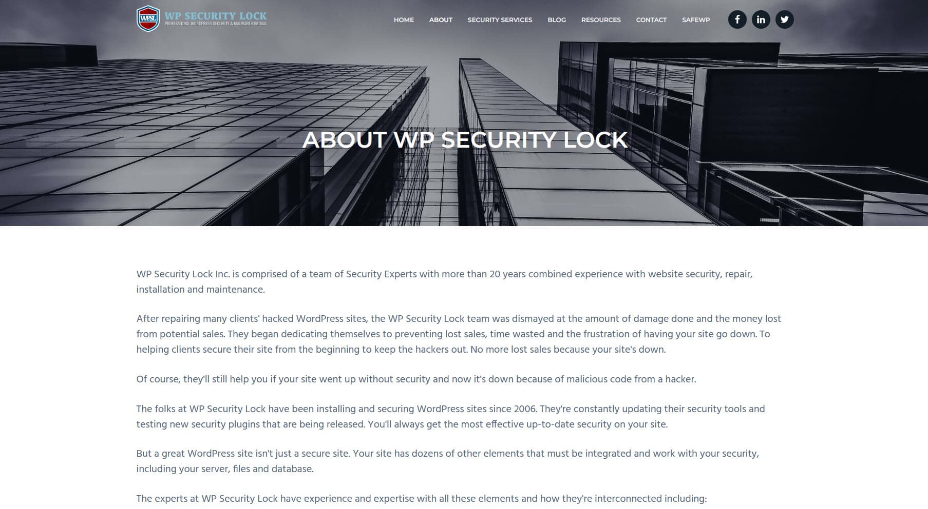 WP Security Lock